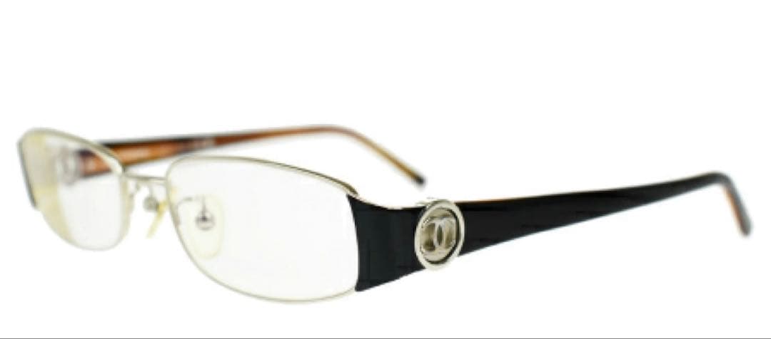 CHANEL シャネル 2105T メガネ 眼鏡 フレーム シルバー ブラック