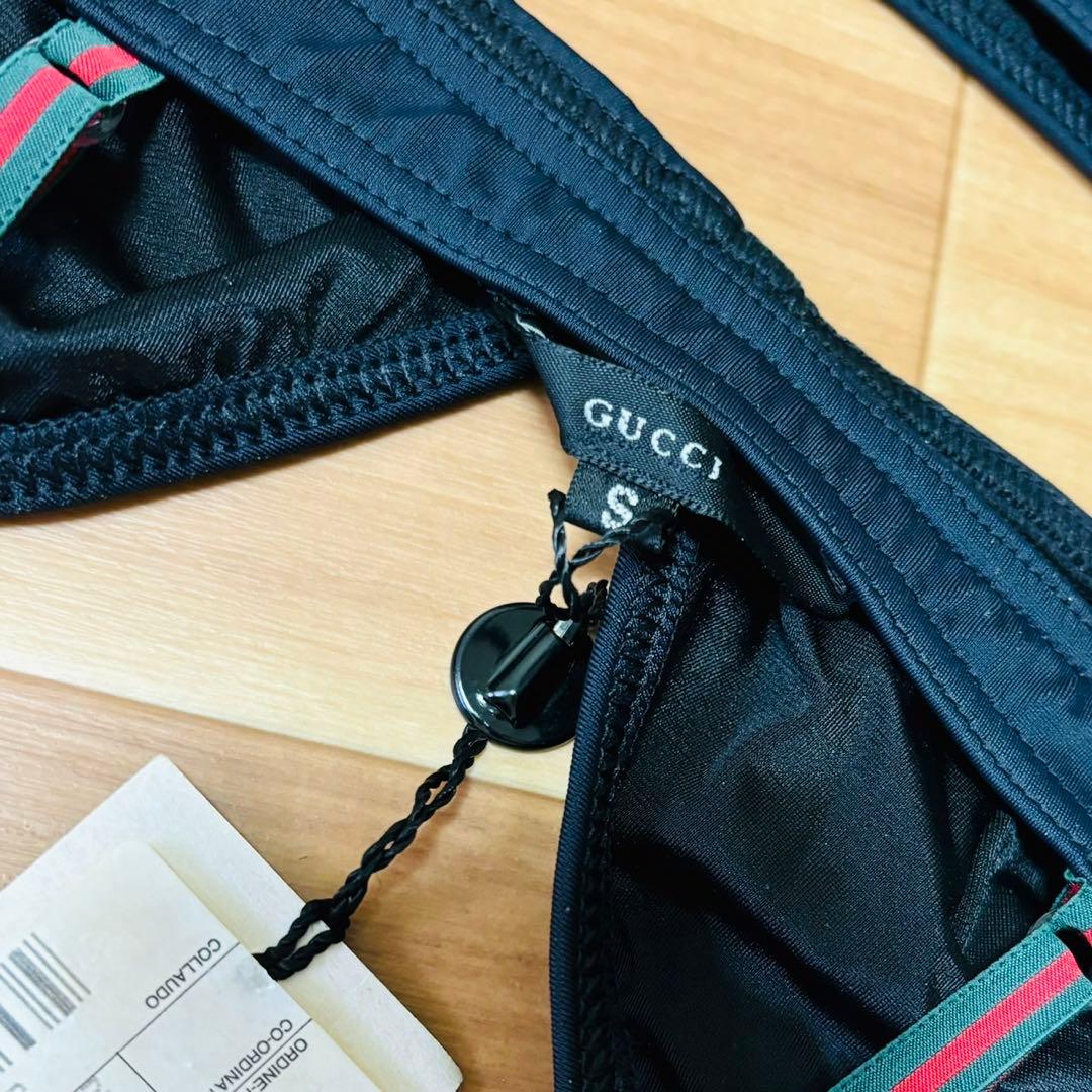 GUCCI ブラック シェリーライン ビキニ Sサイズ