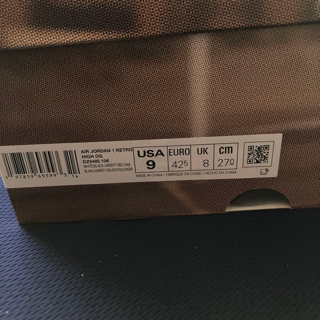 Jordan 1 Black Toe Reimagined 正規品　最安値