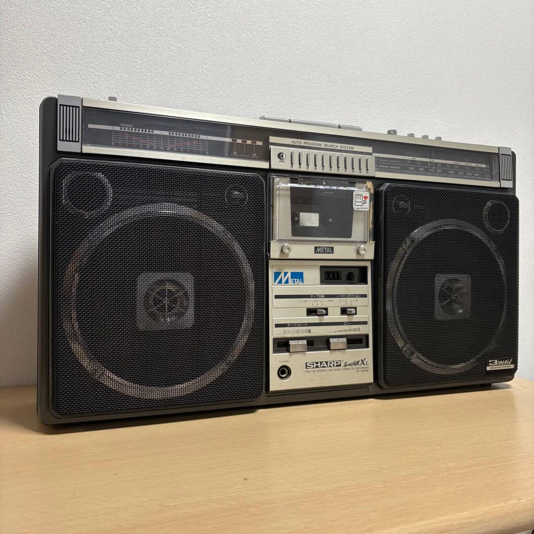 SHARP シャープ ラジカセ GF-508SB 通電確認済み