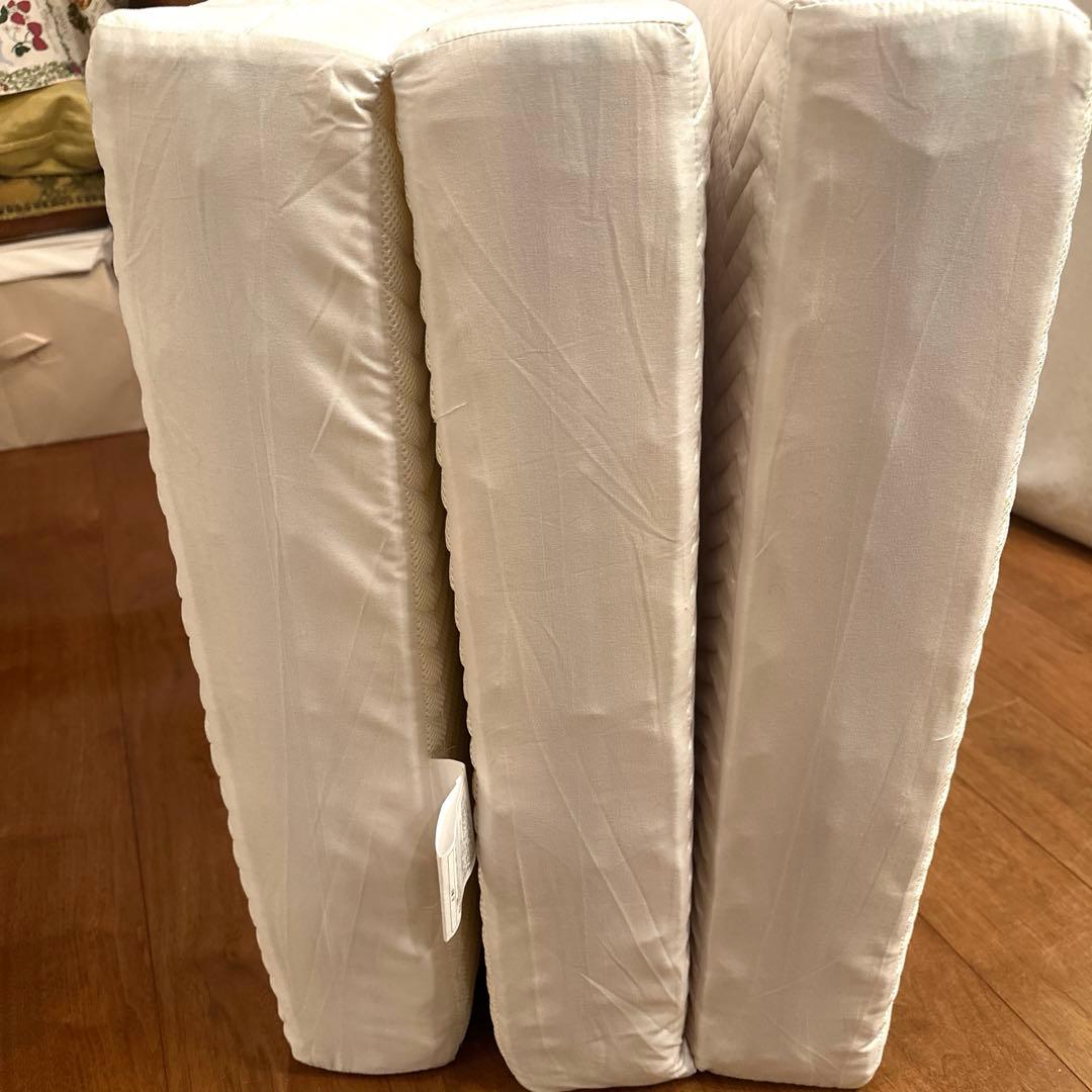 雲の安らぎプレミアム　三つ折りマットレス　セミダブルサイズ　腰に優しい　日本製