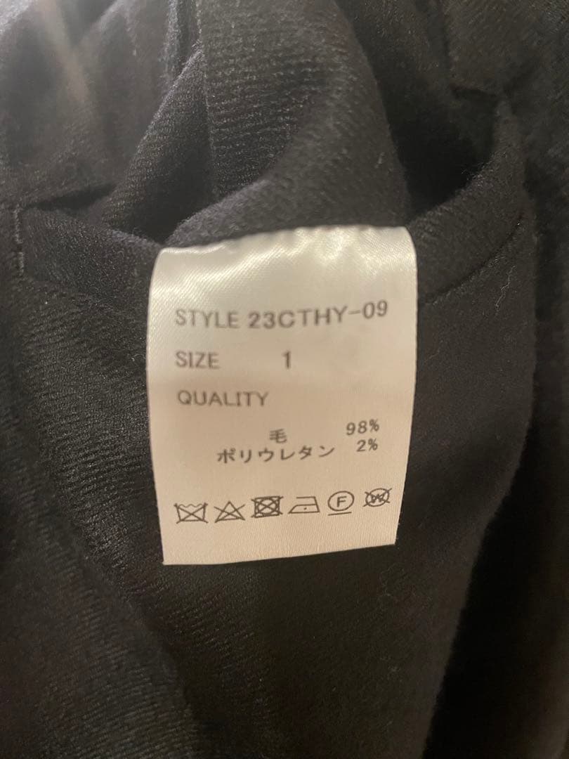 【CTHY】フランネル　ウール　ワイド　スラックス