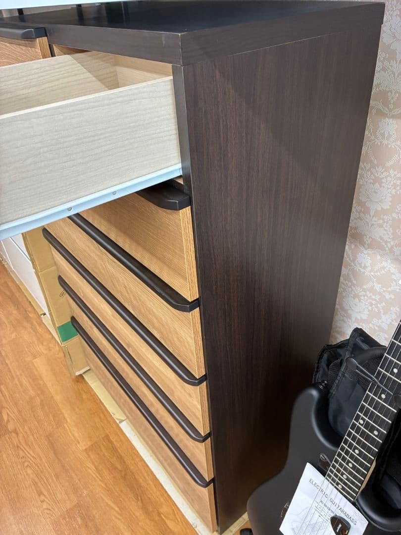 MA ニトリ ハイチェスト ニーズ3 タンス ウッド調