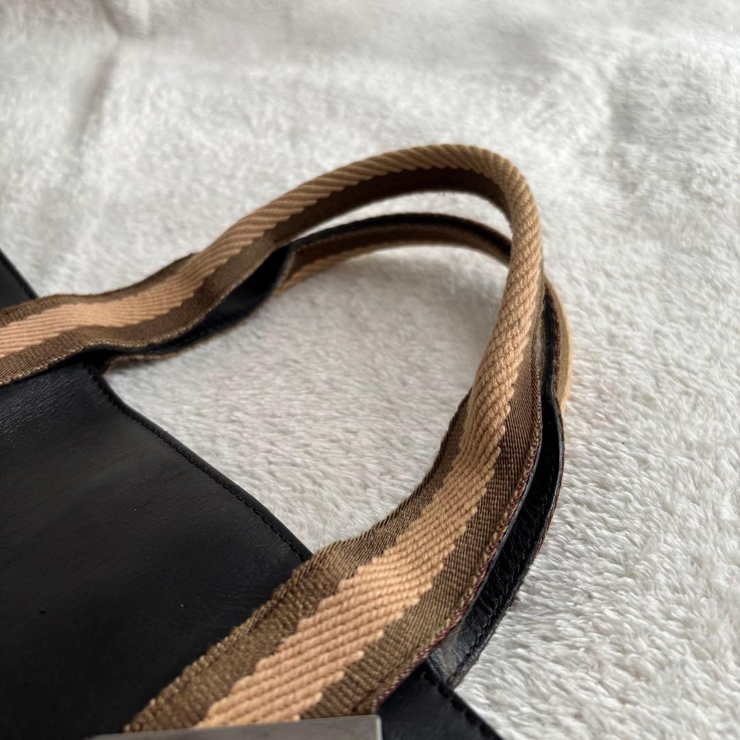 GUCCI グッチ レザー ビジネスバッグ ブラック 本革 黒 鞄 メンズ