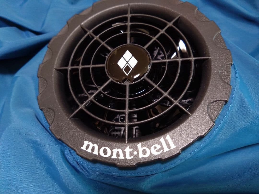 mont-bell　ファンブローベスト一式　ブルーグリーン(LGY) Lサイズ