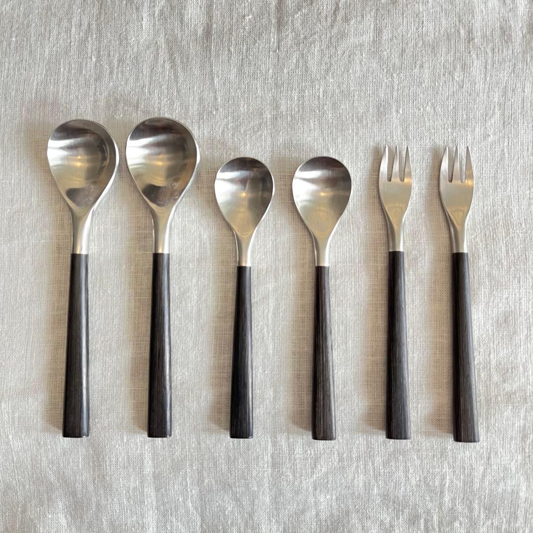 【専用】柳宗理　黒柄　カトラリーセット