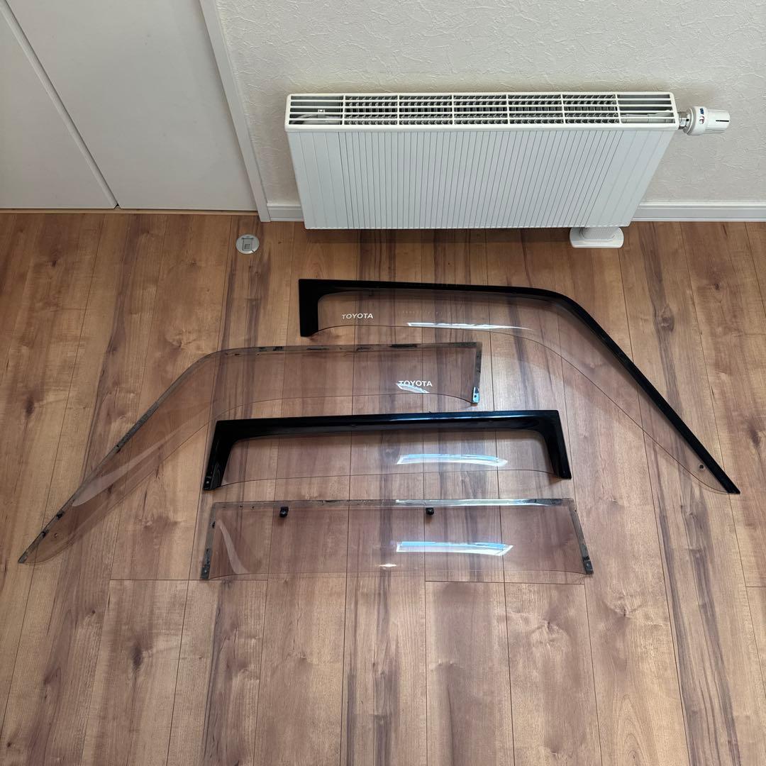 トヨタ 78プラド ウィンドウバイザー ドアバイザー4枚セット　1台分