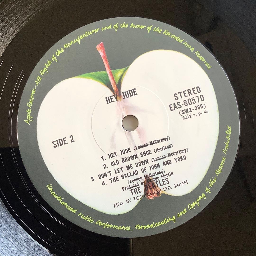 レコード新品! 全体新品同様! 1976年 国旗帯 ビートルズ ヘイ・ジュード