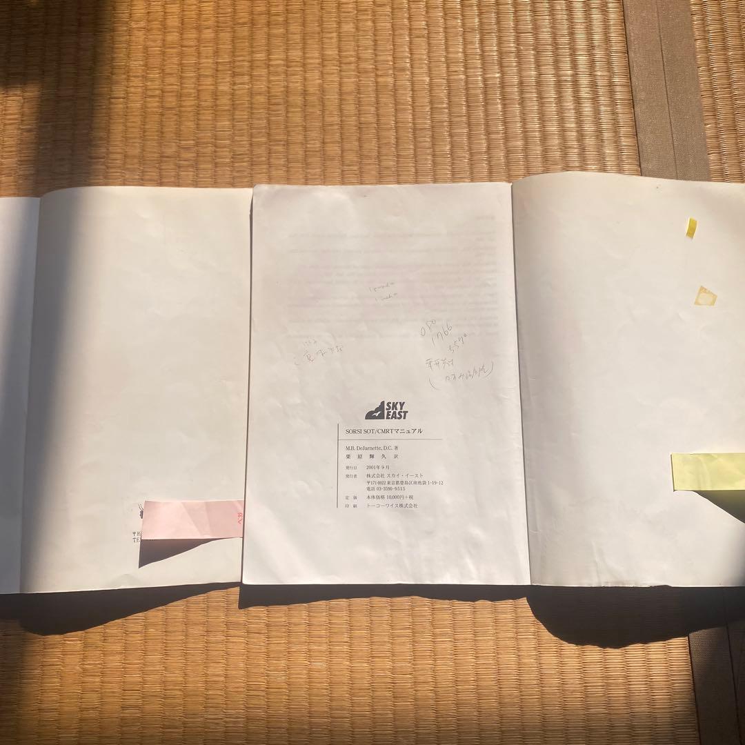 SO Tマニュアル　CＭ R T（内臓治療）まとめて２冊