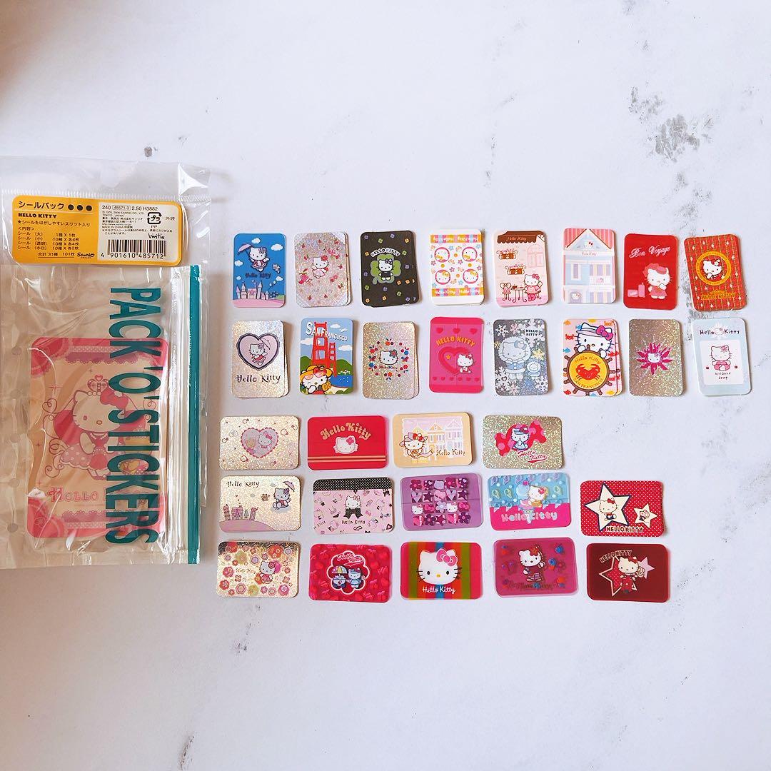 希少レア　ハローキティ　シールパック　101枚　サンリオ　平成レトロ