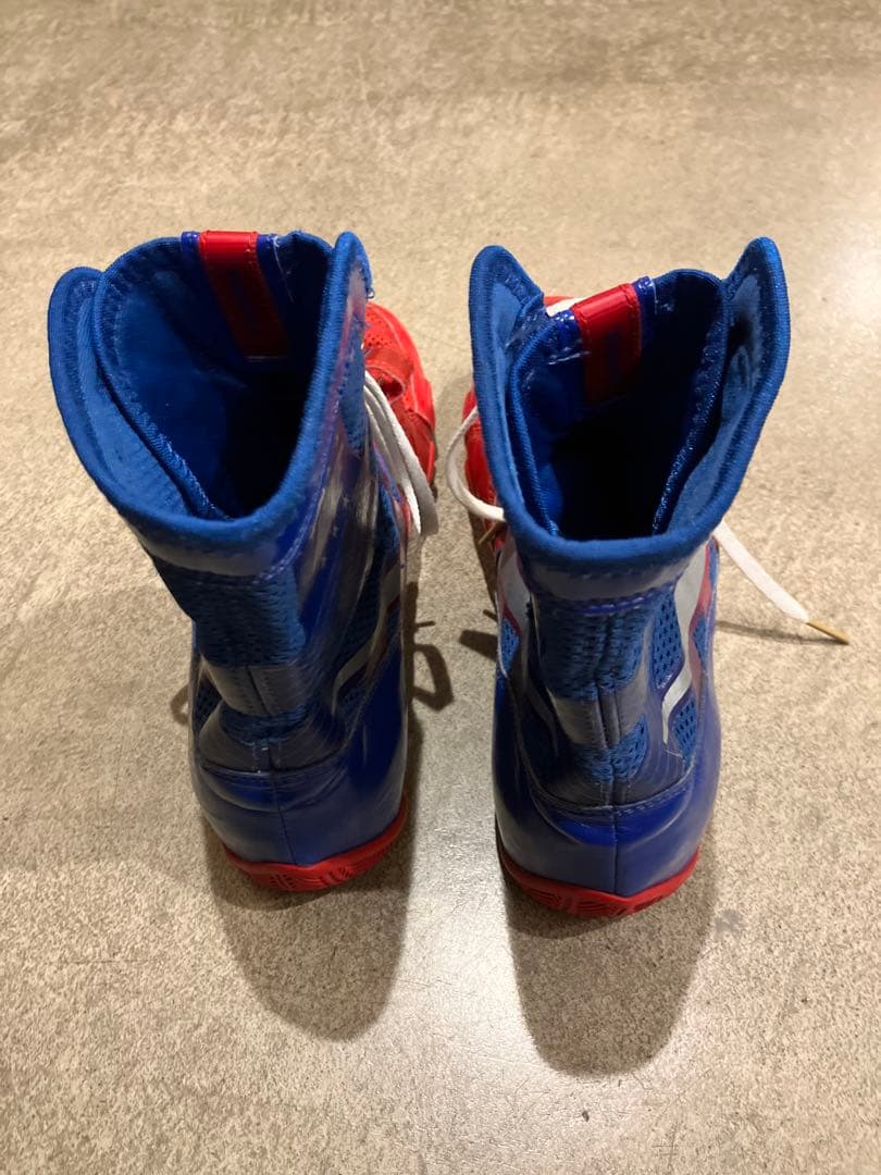 NIKE ハイパーKO ボクシングシューズ ブルー/レッド 27㎝
