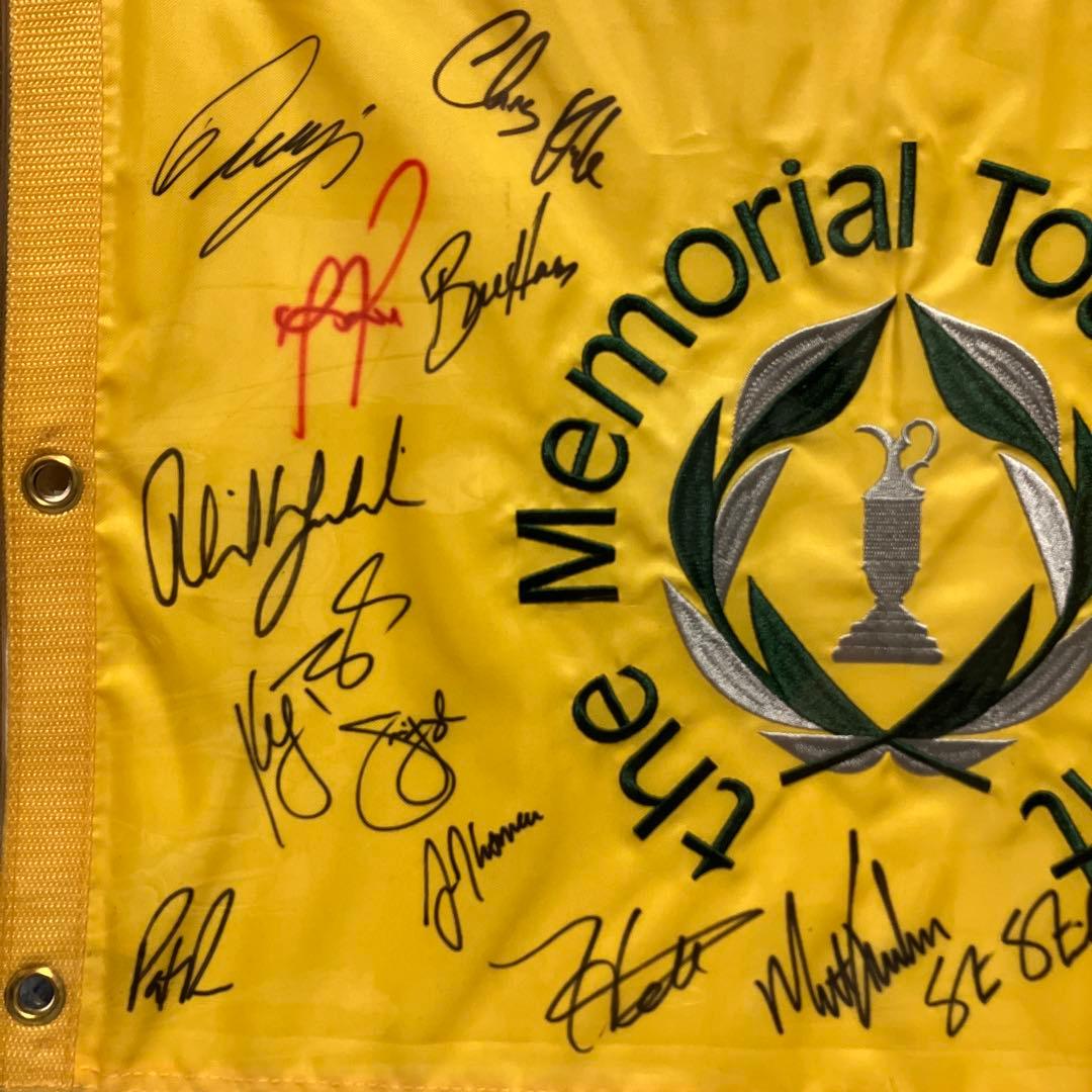 ゴルフフラッグ直筆サイン入り