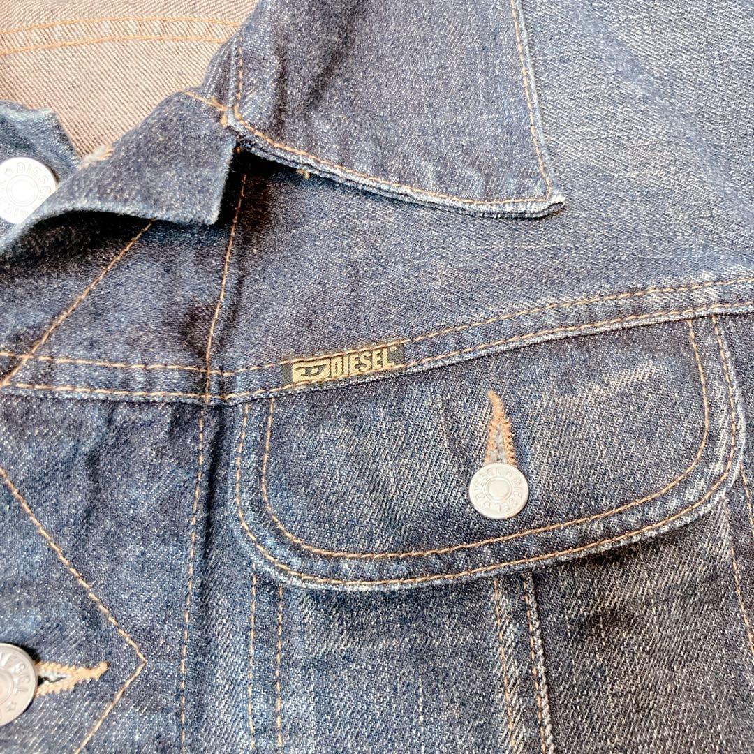 DIESEL ディーゼル デニムジャケット ジージャン デニムブルゾン Lサイズ