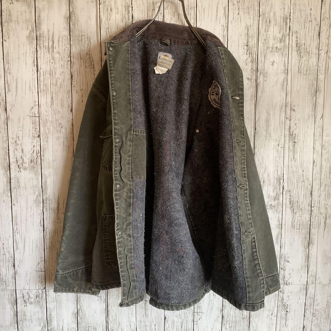 【名作】カーハート ミシガンチョアコート モスグリーン C02 MOS M