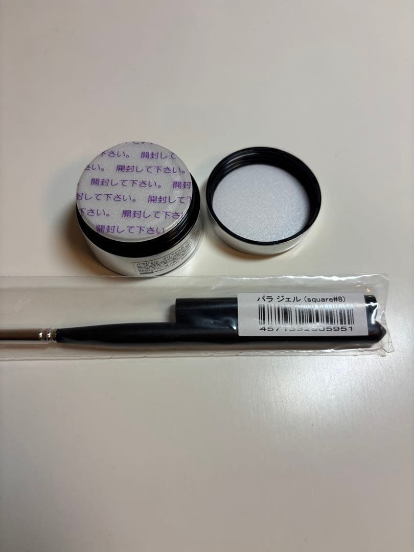 【新品未使用✨️】パラジェル square #8 ブラシ+クリアジェルセット