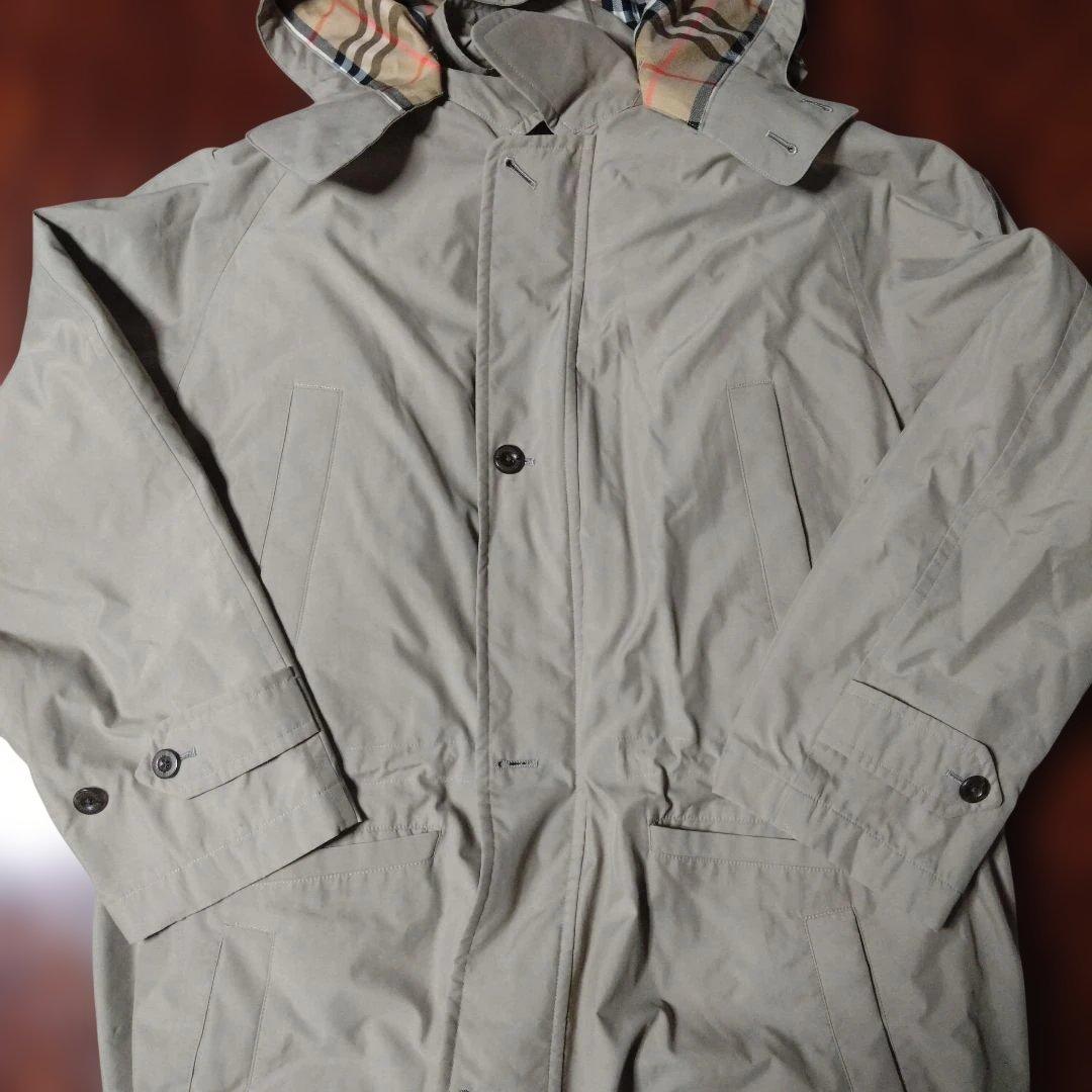 【バーバリーズ】　モッズコート　ノバチェック