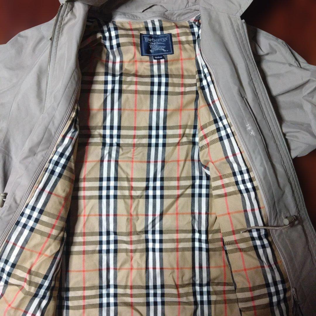 【バーバリーズ】　モッズコート　ノバチェック