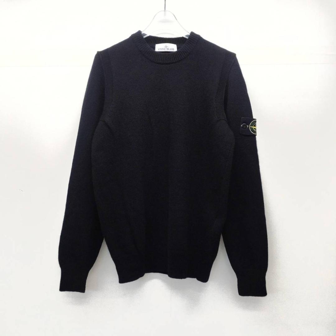 STONE  クルーネック ニット セーター ブラック M