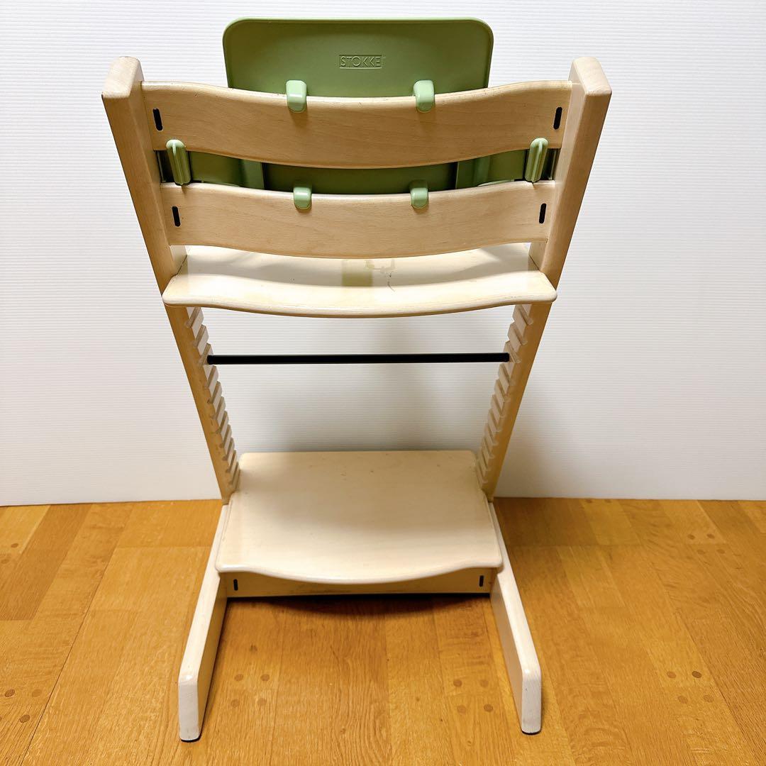 【新型ベビーセット付】シリアル4 ストッケ トリップトラップ ホワイトウォッシュ