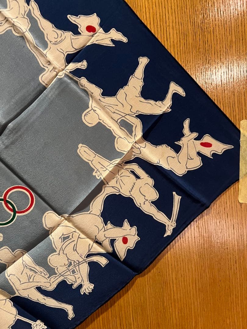 1956年オリンピック　選手着用柄スカーフ