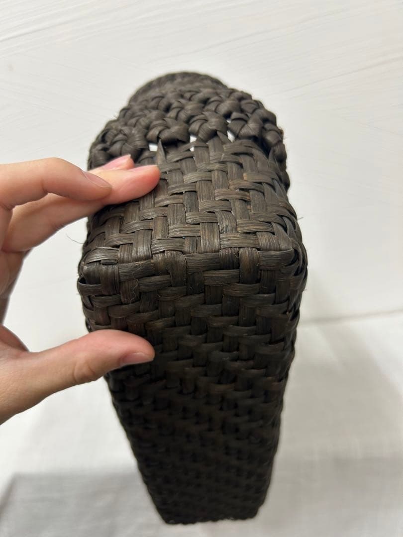 ST-130 山葡萄　ツル　かごバッグ　山ブドウ　蔦