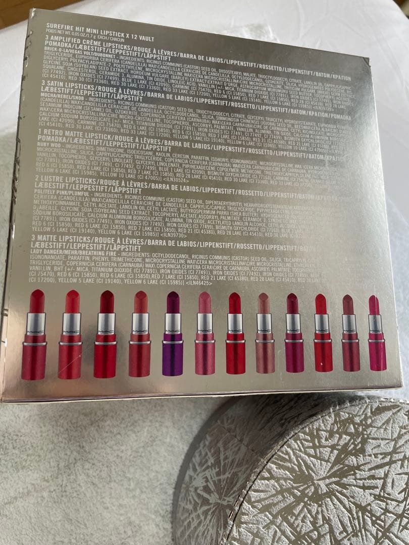 MAC ミニリップスティックセット 12色