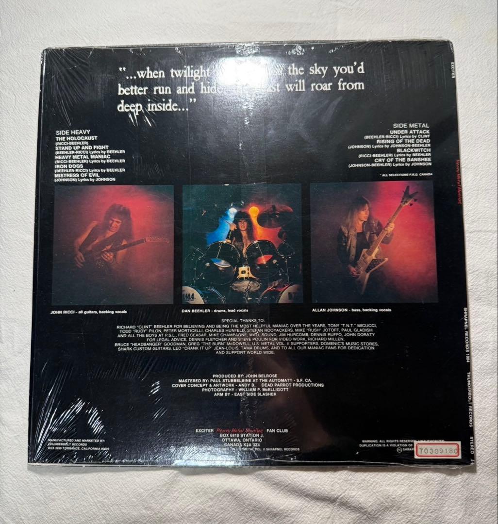 洋楽 EXCITER / Heavy l Maniac / LP