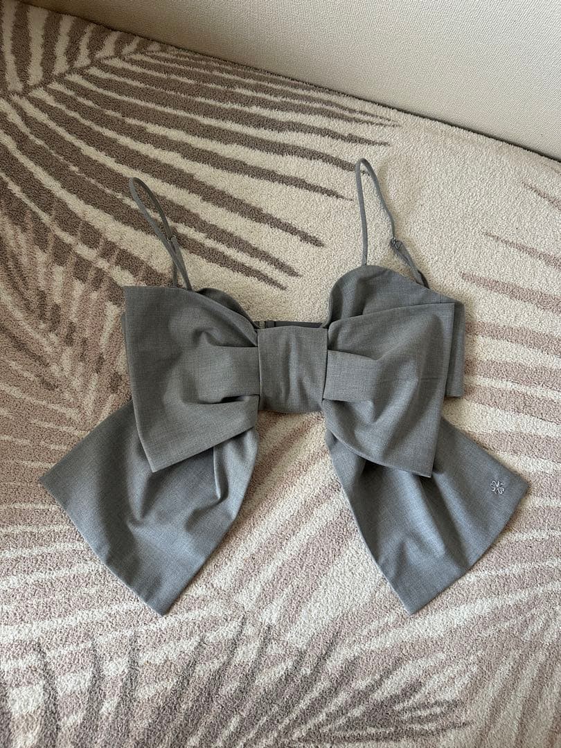 グレー リボンビスチェ　SORIN 未使用に近い