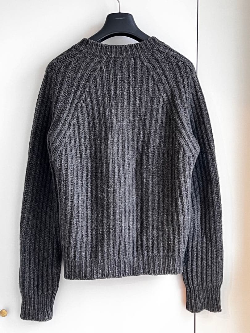 JIL SANDER グレー ニット　（ウール50%、ヤク50%）