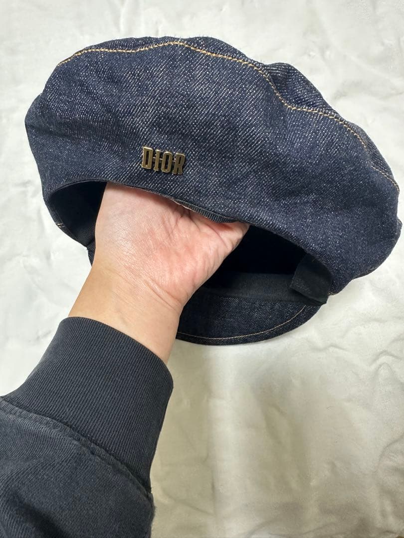 Dior デニムキャスケット CDロゴ刺繍
