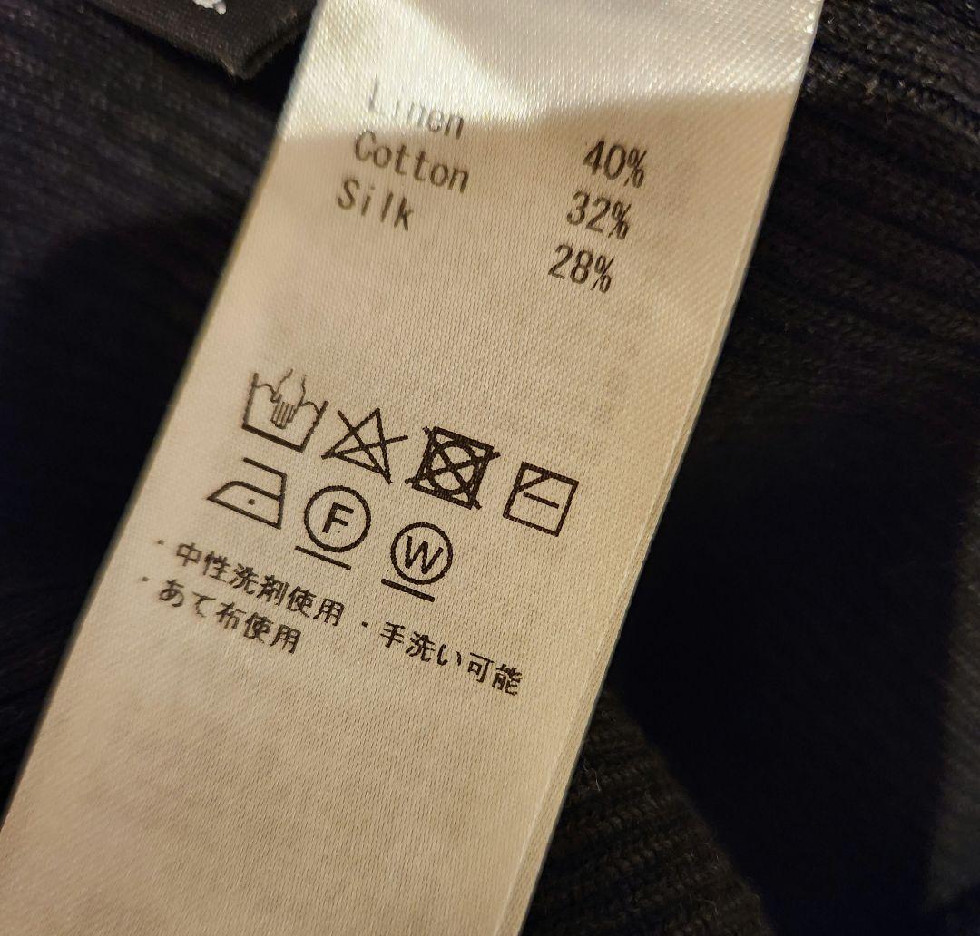 wafu ワフ とろみリネンシルク レギンス ブラック