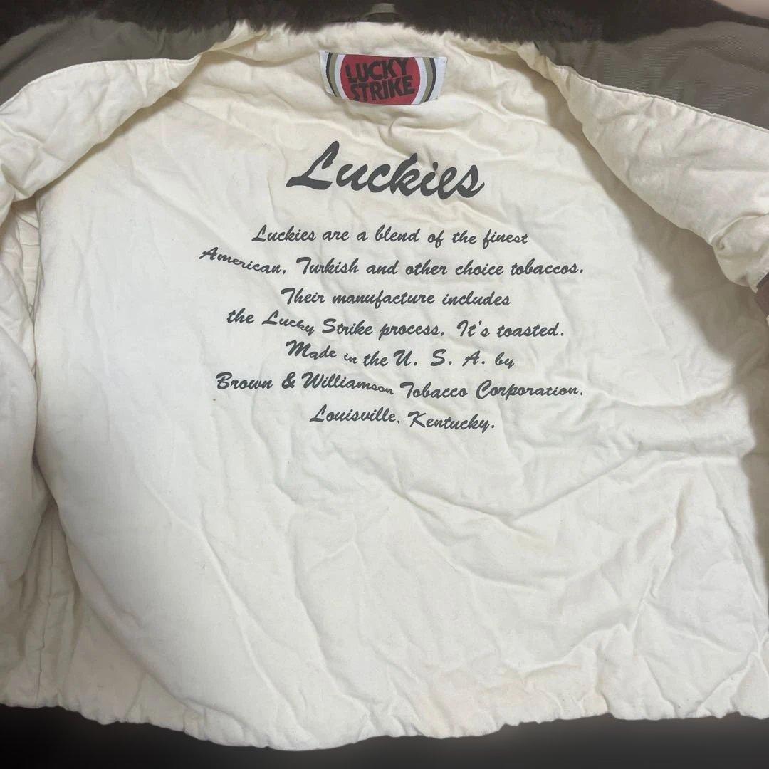 LUCKY STRIKE 50周年記念フライトジャケット　B-3