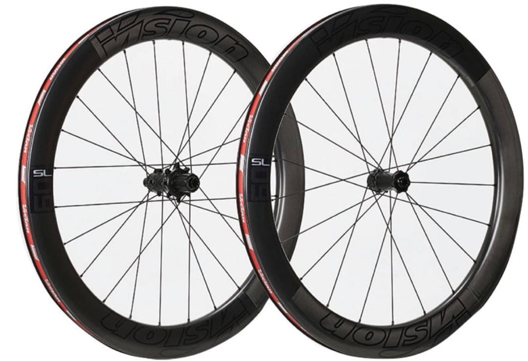 VISION metron60 SL チューブレス化済 未走行品 シマノフリー