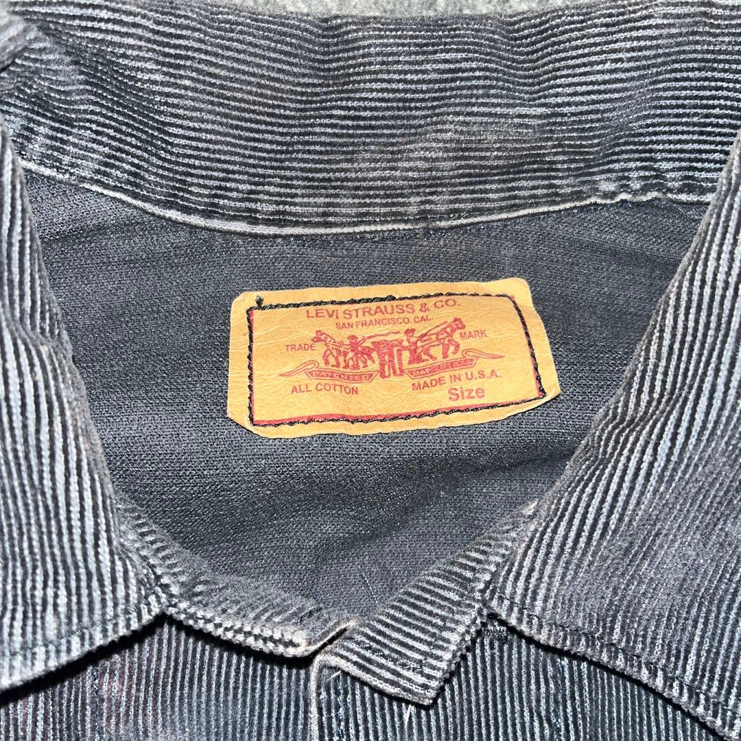 80s Levi’s 【70505】ブラック コーデュロイジャケット usa製