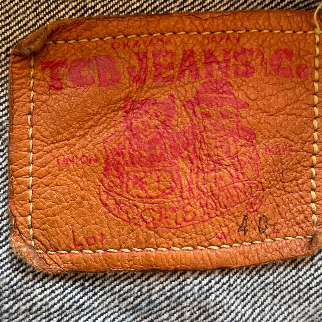 TCB JEANS 大戦モデル　Tバック　サイズ40 ワンウォッシュ　最安