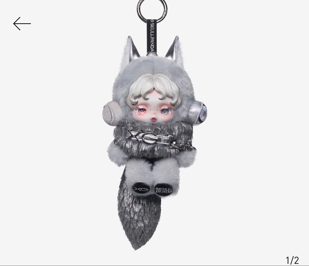 【日本限定】SKULLPANDA × XG ぬいぐるみペンダント2体