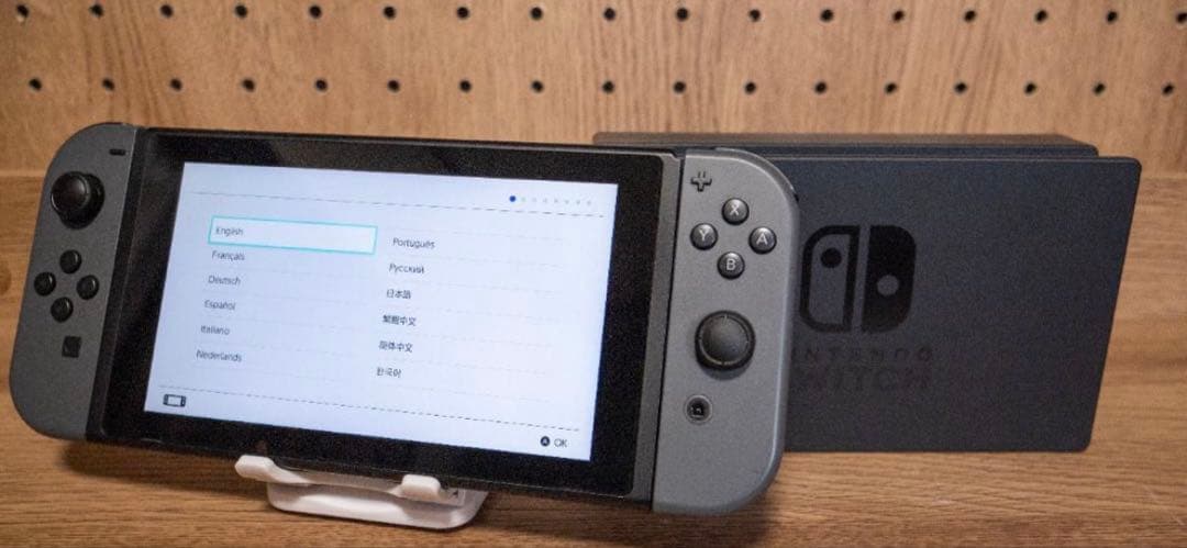 Nintendo Switch グレー コントローラー カセット付き