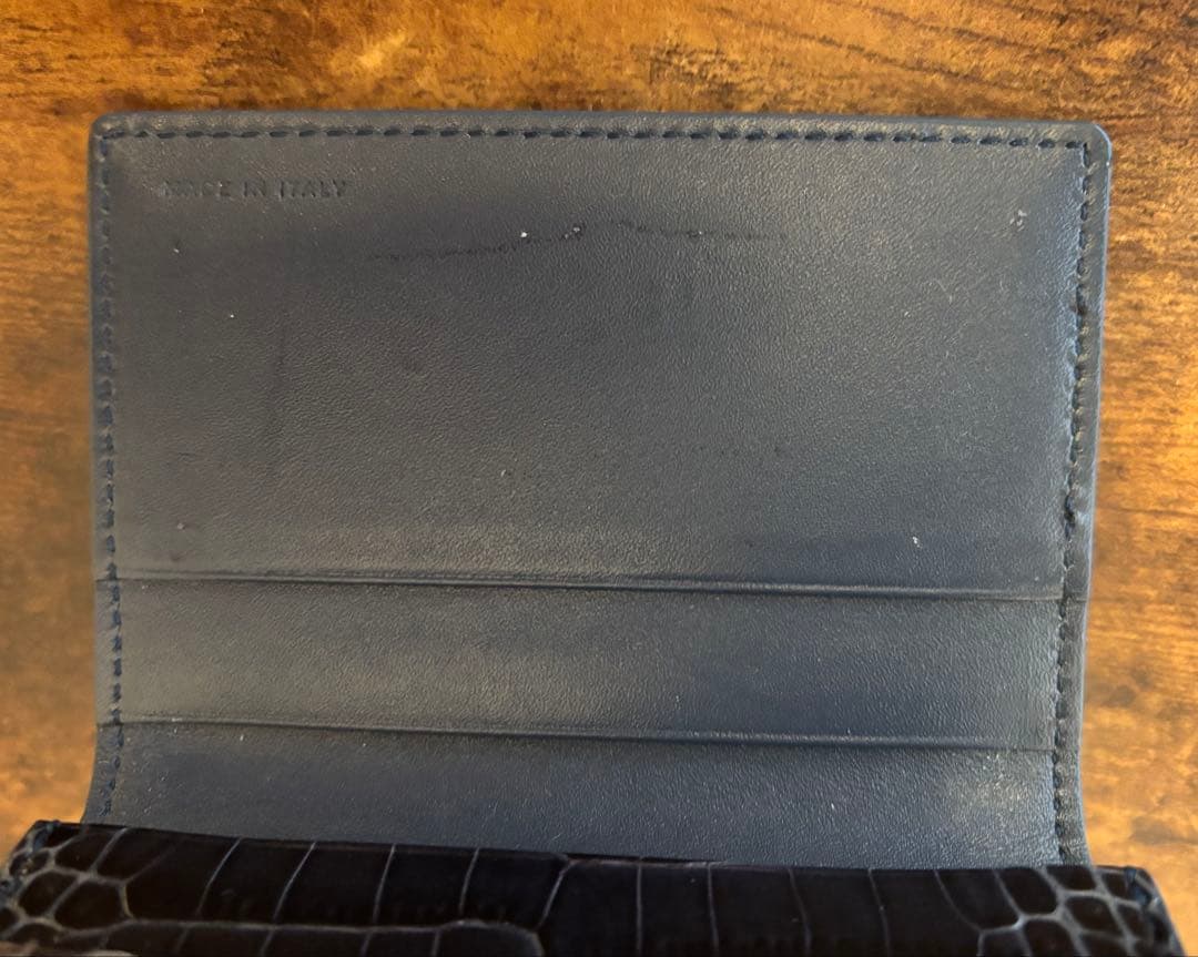 【最終価格】スマイソン　クロコダイル　名刺入れ　カードケース