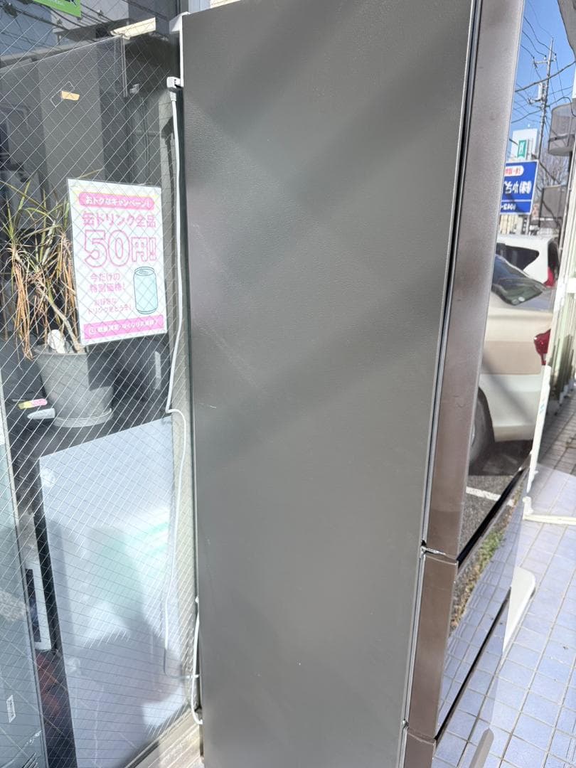 22年製 Panasonic 3ドア冷蔵庫 左開きタイプ 高圧洗浄済み