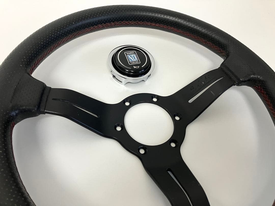 NARDI ナルディ タイプ ラリー ステアリング33cm/ホーンボタン/モモ