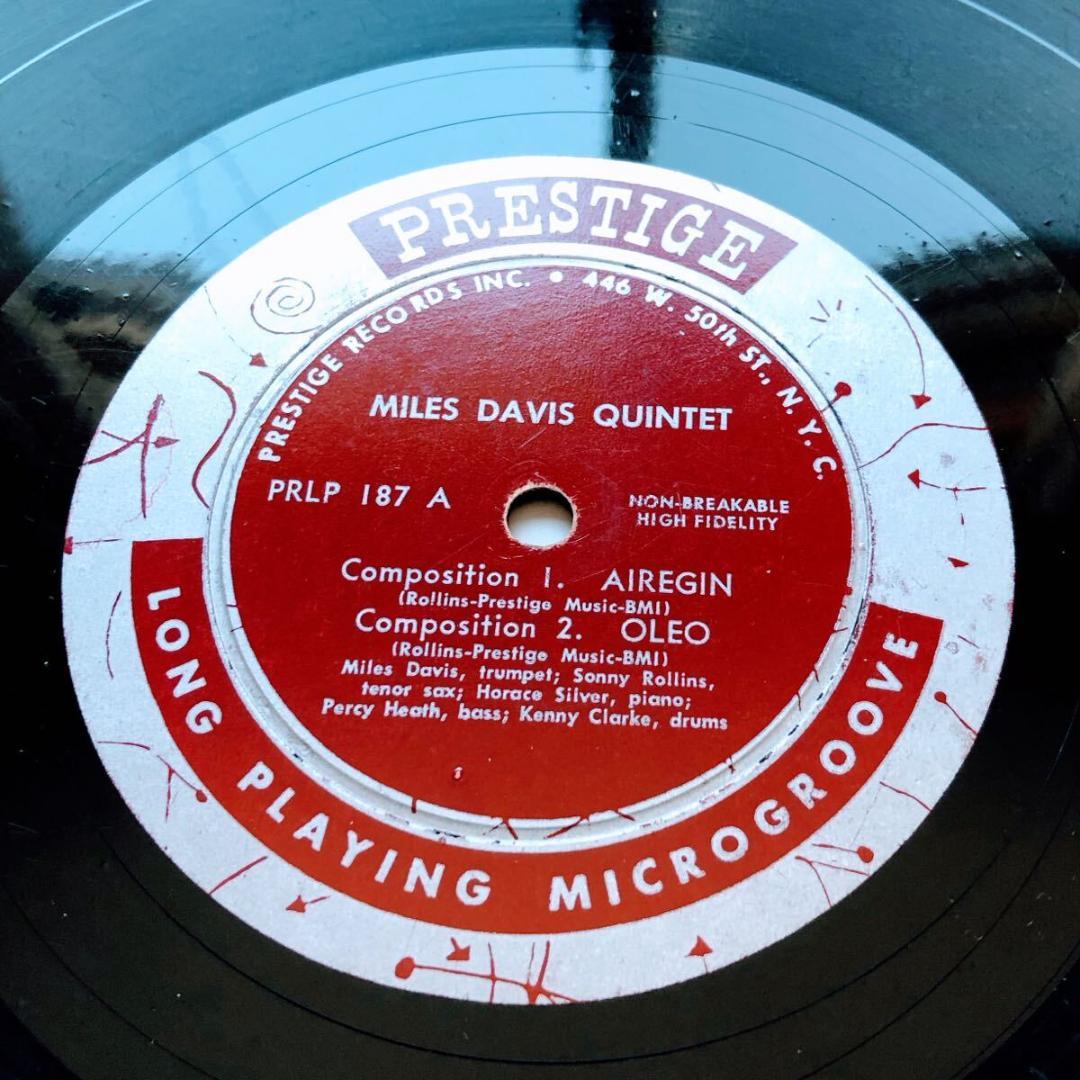 #3928【希少名盤】マイルス・デイビス 10インチ 1954年 レコード レア