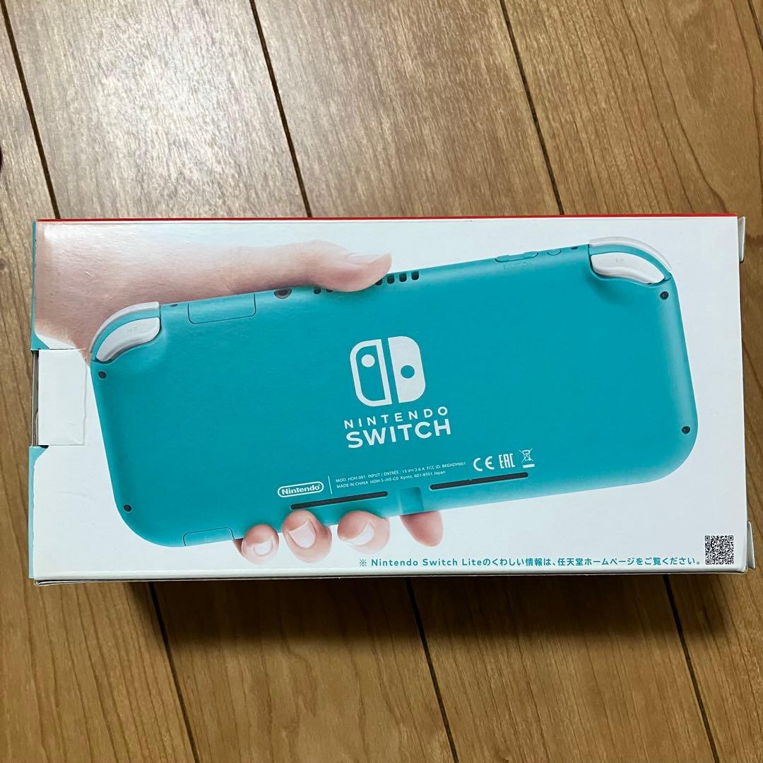Nintendo Switch Lite ターコイズ 本体・ACアダプター・箱