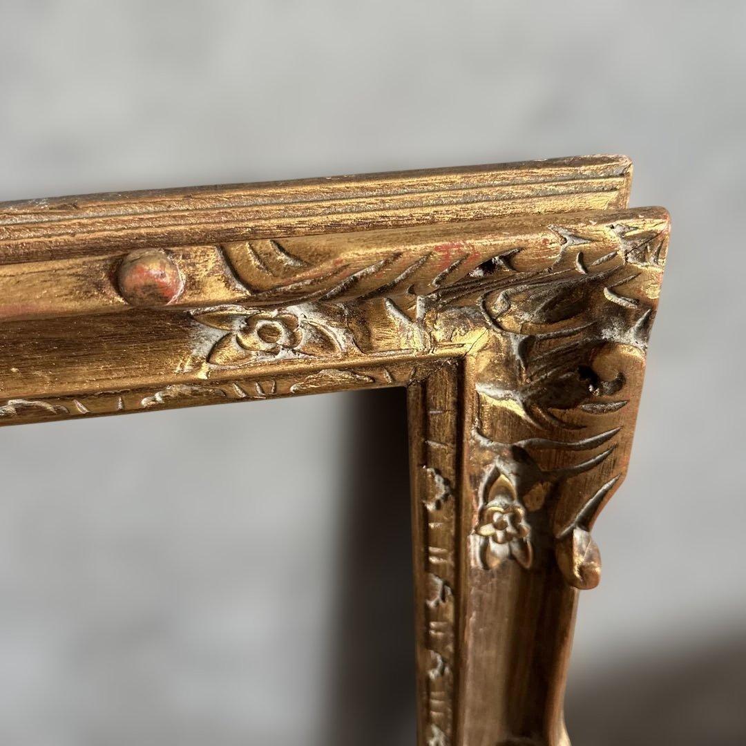 瞬間的お値下げ‼️ゴールド装飾フレーム 木製ヴィンテージ額縁