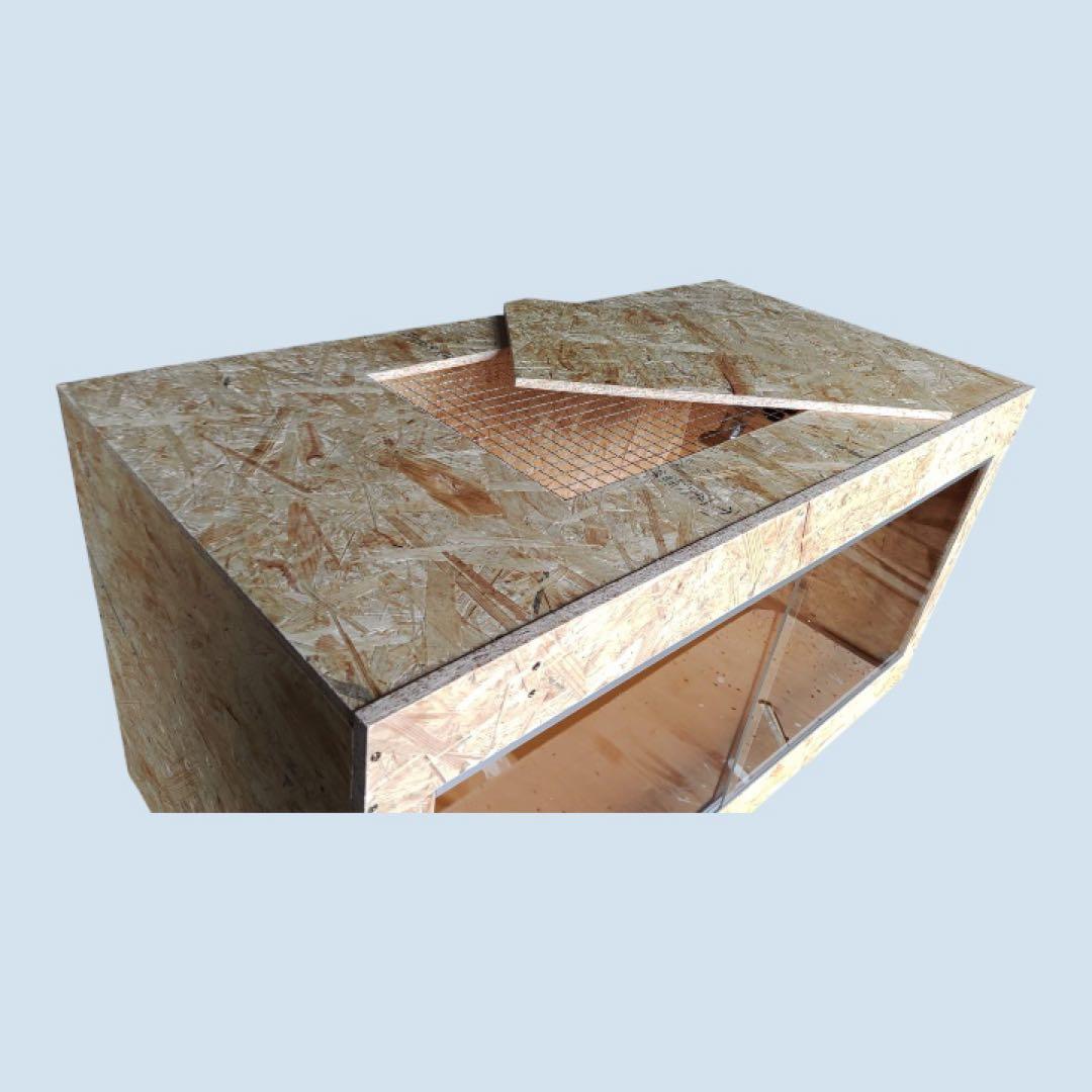 爬虫類ケージ 80×40×40㎝ ストッパー付属　全コ