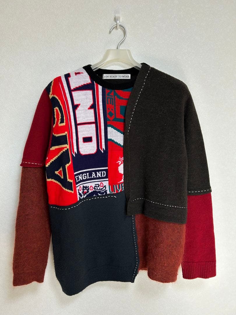り*ん様 期間限定値下げ soe Layered Sweater サッカー マフ