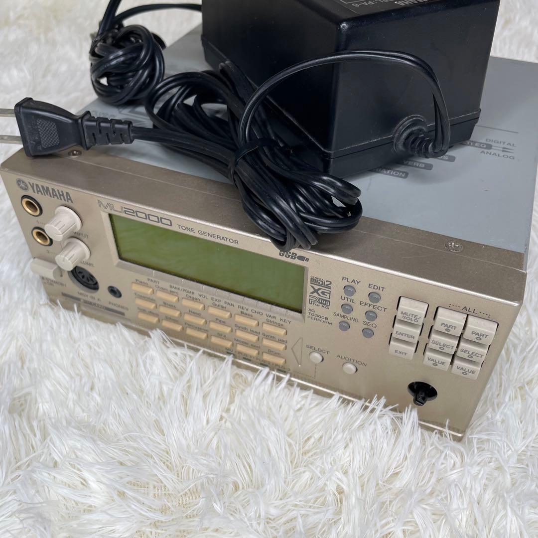 YAMAHA MU2000 トーンジェネレーター ACアダプタ付き