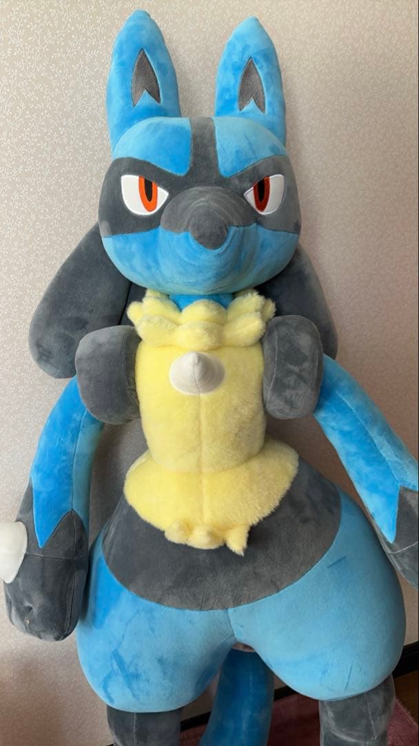 ぬいぐるみ等身大ルカリオ【ポケモン】⭐️受注生産