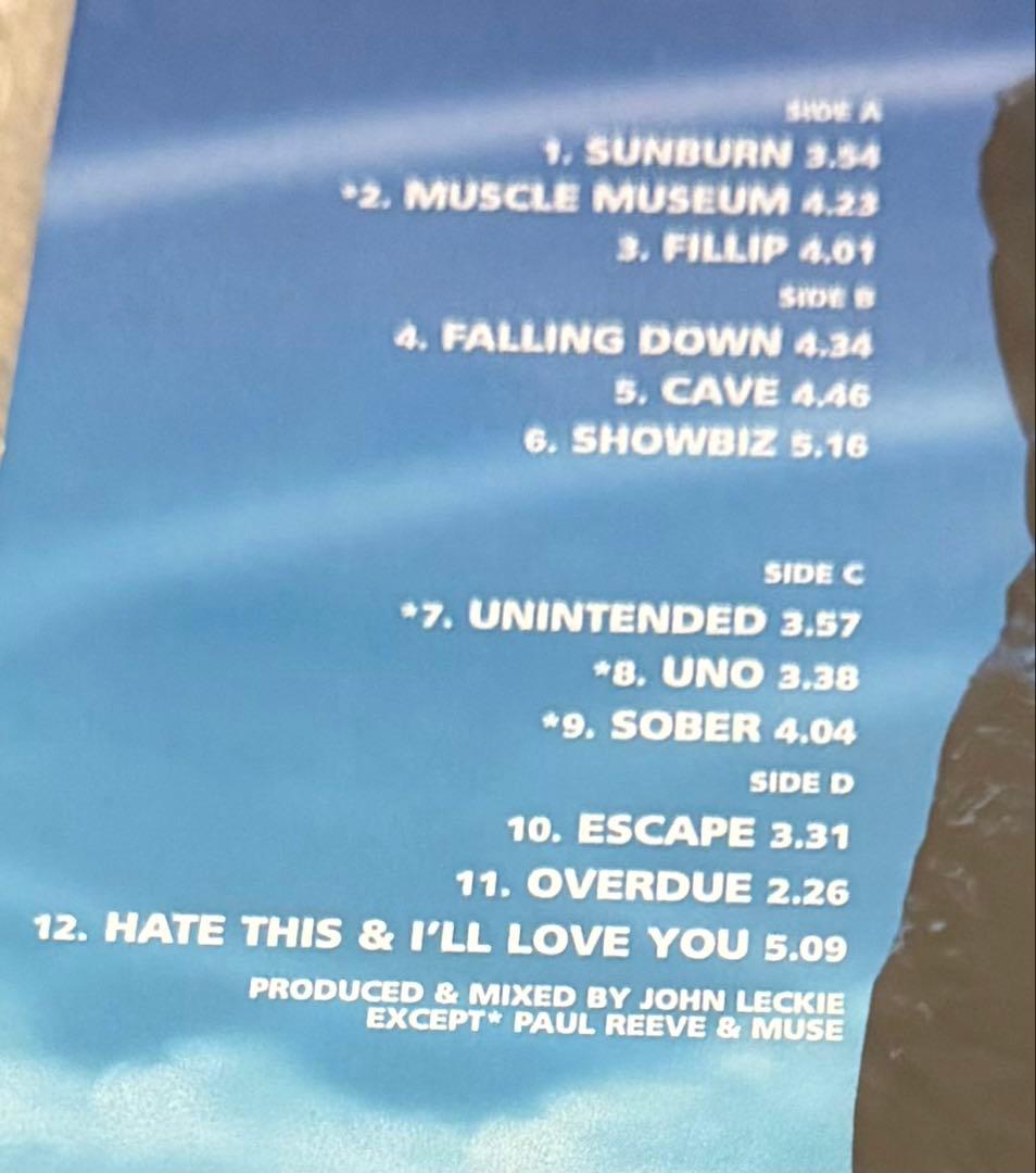 MUSE SHOWBIZ レコード 2009年リーシューLP