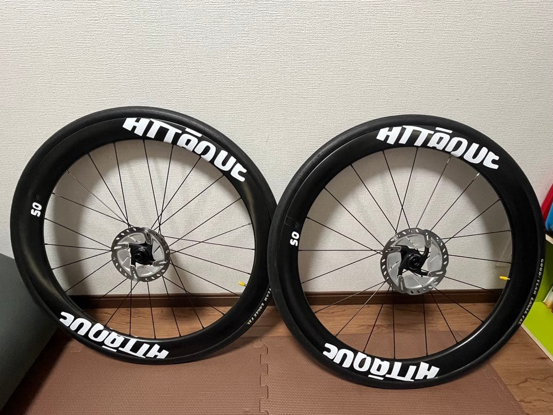 ATTAQUE Carbon Wheel50㎜美品ガラスコーティング済み