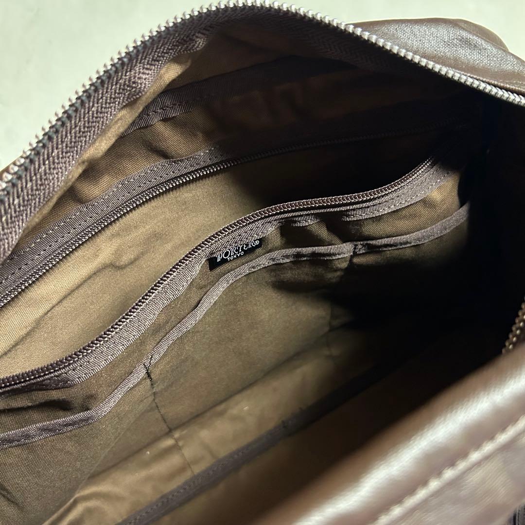 【廃盤美品】PORTER ボストンバッグ ブラウンレザー 吉田鞄
